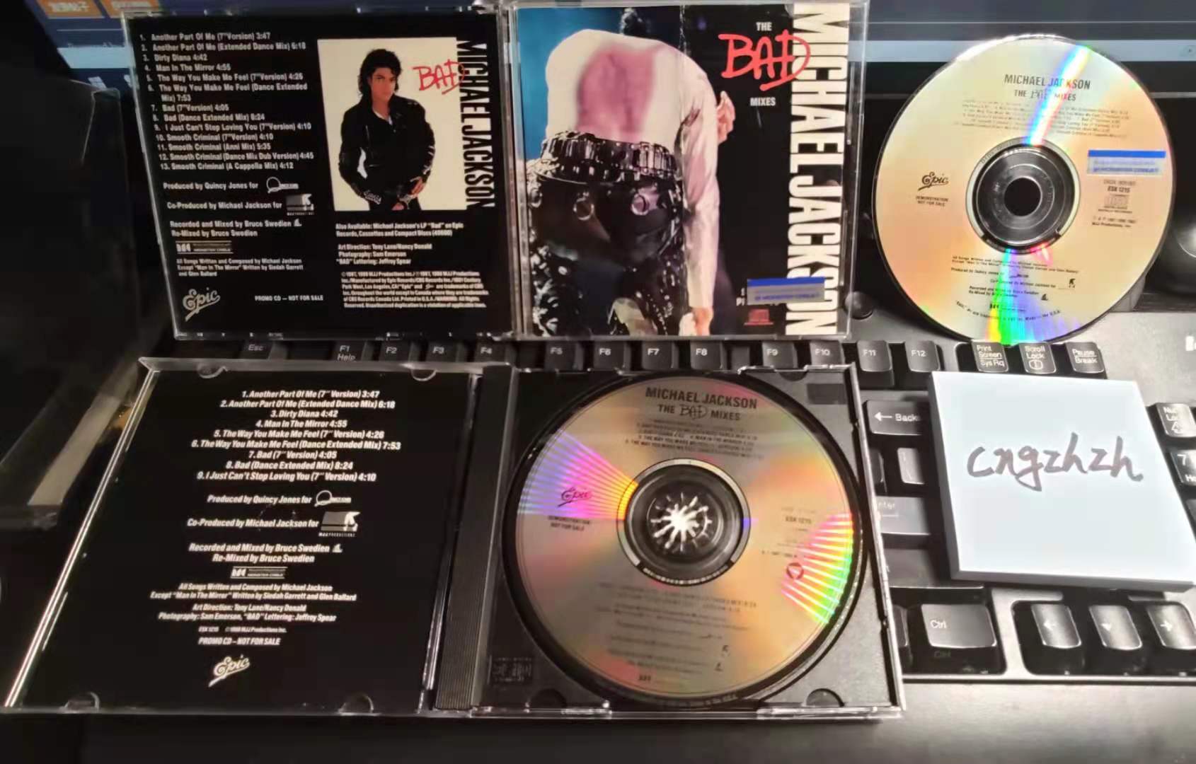 MICHAEL JACKSON-THE BAD MIXES-PROMO CD - 全球发售只有6000套-24bit-44.1...